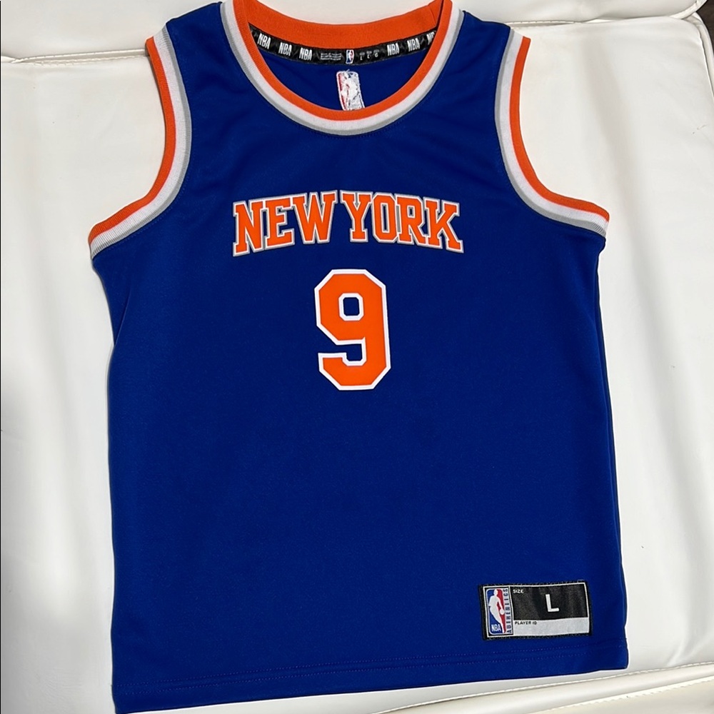Blue and Orange Basketball Jersey